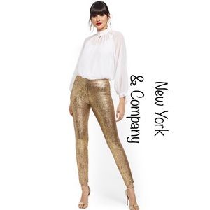 New York & Company High-Waisted Pull-On Pant